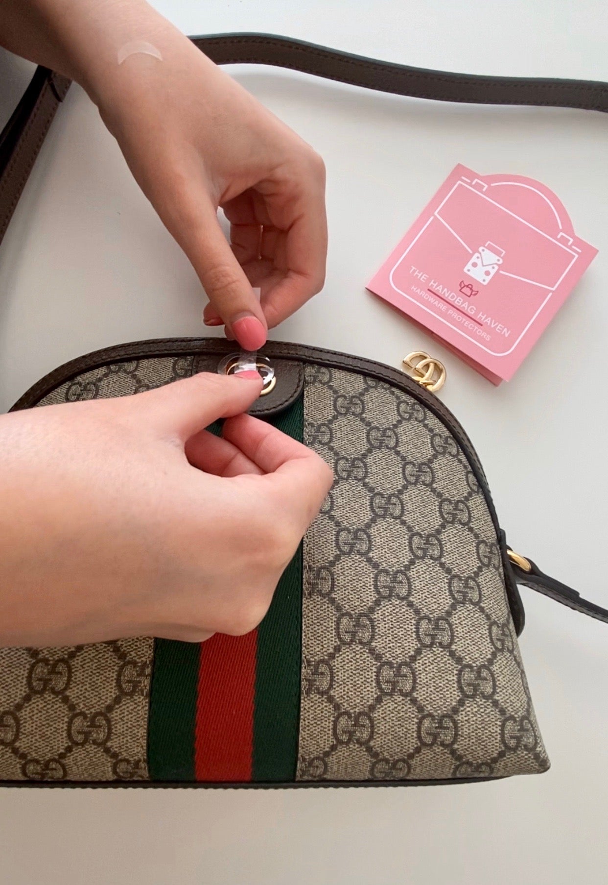 Protectors compatible with Ophidia Mini GG Round Shoulder Bag