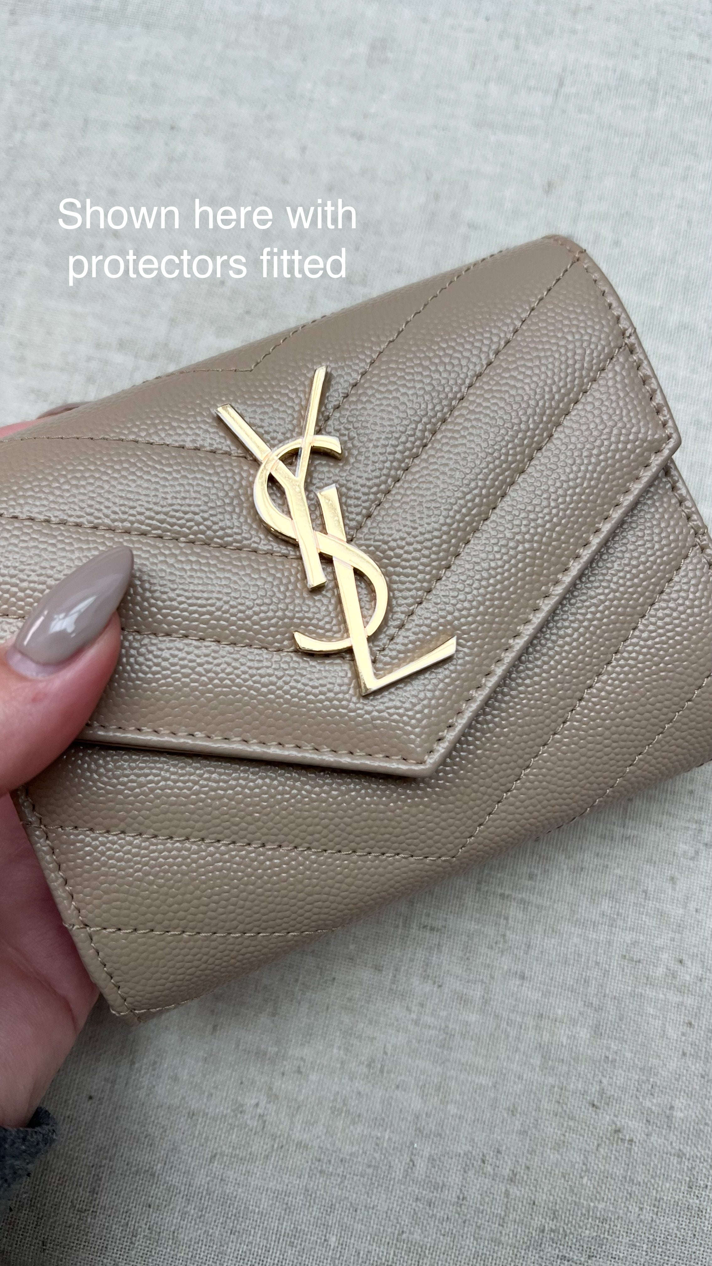 Protectors compatible with Monogram Compact Tri Fold Wallet